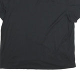 CALVIN KLEIN Mens Black M Short Sleeve Crew Neck Plain T-Shirt Cotton Blend