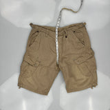 Armani Exchange Cargo Shorts - 38W 13L Beige Cotton