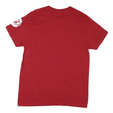 ADIDAS Mens Red Metros Graphic T-Shirt L Short Sleeve Crew Neck Cotton Blend