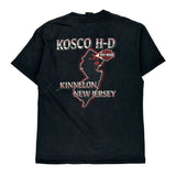 Kosco H-D Harley Davidson Graphic T-Shirt - Large Black Cotton