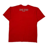 Ohio State Football Nike T-Shirt - Medium Red Cotton