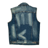 Levis Denim Gilet - 2XL Stone Wash Denim
