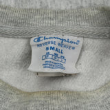 Reverse Weave Champion Sweatshirt - Small Grey Cotton
