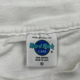 Maui Hard Rock Cafe Graphic T-Shirt - XL White Cotton