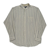 Polo By Ralph Lauren Striped Shirt - XL Blue Cotton