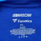 Daytona 500 Fanatics Nascar T-Shirt - 2XL Blue Cotton