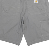 CARHARTT Mens Shorts Grey Casual L W30 Durable Workwear Pockets