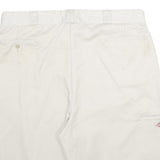 DICKIES Mens Shorts Beige Casual XL W40 Workwear Polyester Blend Logo