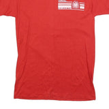 SNEAKERS Mens Red Graphic T-Shirt L Short Sleeve Crew Neck Cotton Blend