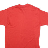 SNEAKERS Mens Red Graphic T-Shirt L Short Sleeve Crew Neck Cotton Blend