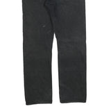 LEVI'S 501 Mens Jeans Black Regular Straight Denim W38 L34 Classic Button Fly
