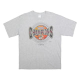 Mens Grey WAC Champions Basketball Tournament Cotton Blend T-Shirt L Crew Neck