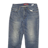 DICKIES Mens Jeans Blue Regular Straight Denim Medium W30 L27 Classic Zip Cotton