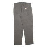 CARHARTT Mens Cotton Blend Relaxed Straight Trousers W33 L29 Workwear Durable