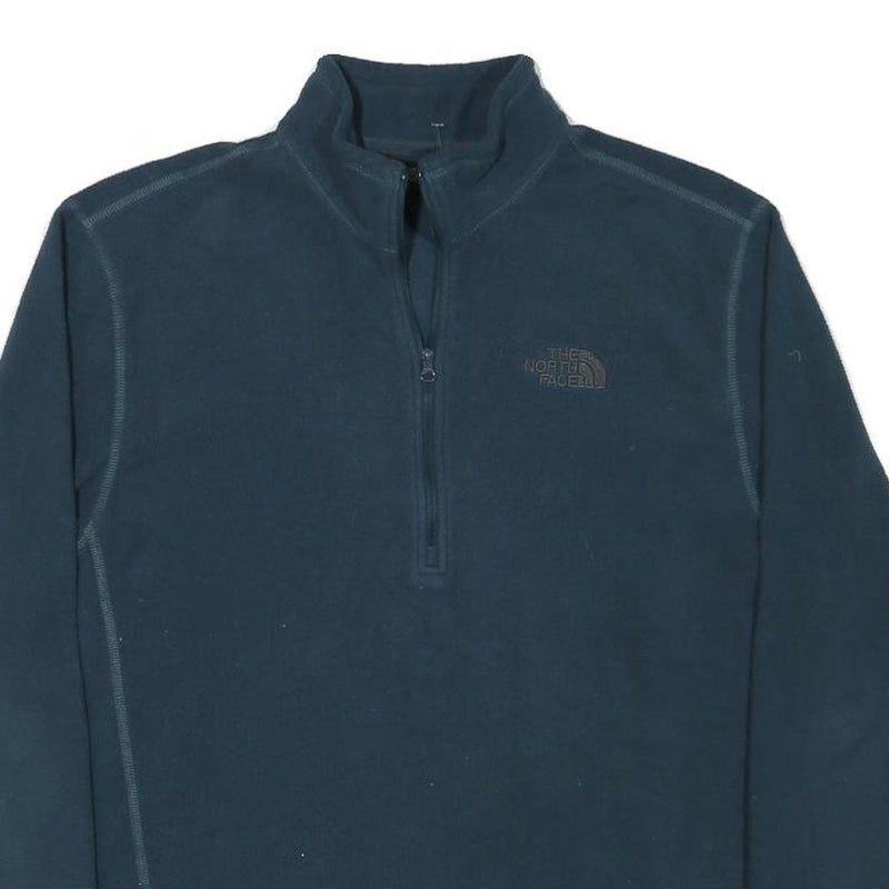 THE NORTH FACE Mens Blue Plain Pullover Jumper Crew Neck Basic Knit M Outdoor