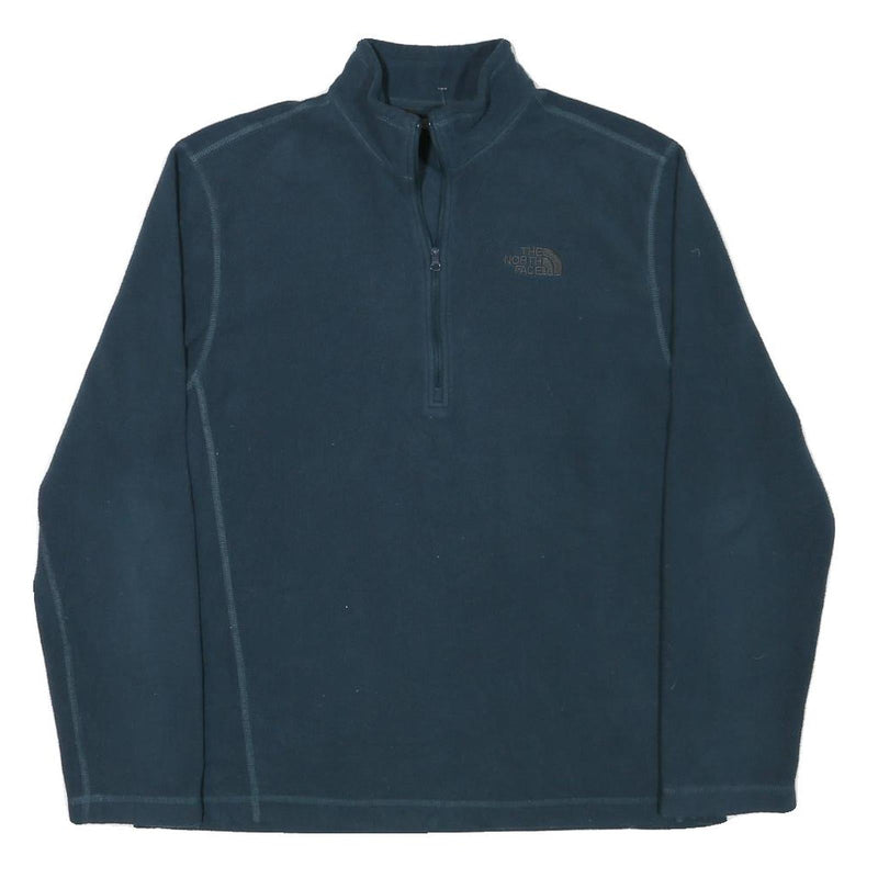 THE NORTH FACE Mens Blue Plain Pullover Jumper Crew Neck Basic Knit M Outdoor