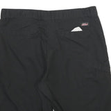 DICKIES Mens Shorts Black Casual L W34 Logo Workwear Relaxed Fit