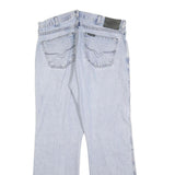 HARLEY DAVIDSON Womens Jeans Blue Regular Straight Denim Light W34 L30 Stylish