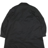 GRAZIL SPEZIAL Womens Black Classic Jacket XL Polyester Blend Button Closure