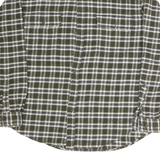 NORTHWEST OUTFITTERS Mens Green & White Check Shirt XL Casual Cotton Blend