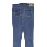 LEVI'S Womens Slim Blue Denim Slim Skinny Jeans W29 L30 Classic Cotton Blend Zip