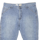 Mens Blue Casual Cotton Blend Shorts XL W42 Relaxed Fit Light Denim Style