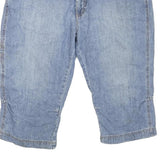 Mens Blue Casual Cotton Blend Shorts XL W42 Relaxed Fit Light Denim Style