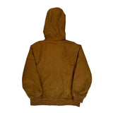 Age 10-12 Carhartt Jacket - Medium Brown Cotton
