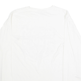 PORT AND COMPANY Mens White Summer Shootout Graphic T-Shirt XL Long Sleeve Crew