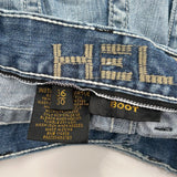 Helix Boot Cut Jeans - 36W 30L Blue Cotton