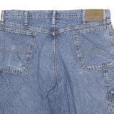 OLD MILL Mens Blue Denim Casual Cotton Blend Shorts 2XL W36 Carpenter Pockets