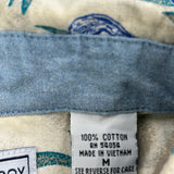 Bugle Boy Floral Hawaiian Shirt - Medium Multicoloured Cotton