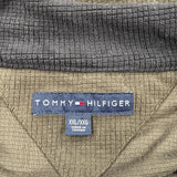 Tommy Hilfiger Striped Fleece - 2XL Red Cotton