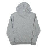 PUMA Mens Grey Hoodie S Cotton Blend Pullover Hooded Sweatshirt Logo