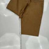 Wrangler Chino Shorts - 31W 10L Brown Cotton Blend