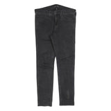 LEVI'S Line 8 Mens Jeans Black Slim Skinny Denim W34 L32 Stretch Zip Fly