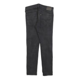 LEVI'S Line 8 Mens Jeans Black Slim Skinny Denim W34 L32 Stretch Zip Fly