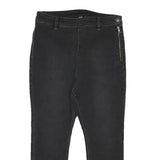 FREE PEOPLE Womens Jeans Black Regular Skinny Denim Medium W32 L23 Zip Closure
