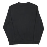 CHAMPION Mens Black Cotton Blend Crew Neck S Sweatshirt Classic Logo