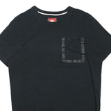 NIKE Mens Black Pocket T-Shirt M Short Sleeve Crew Neck Cotton Blend Casual