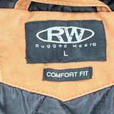 Rugged Wear Jacket - Large Brown Cotton