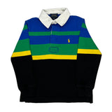 Age 4 Polo By Ralph Lauren Striped Rugby Shirt - 2XS Multicoloured Cotton