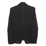 REISS Womens Black Tailored Wool Jacket UK 8 Button Closure Formal Blazer