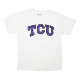 CHAMPION Mens White TCU Classic T-Shirt M Short Sleeve Crew Neck Cotton Blend