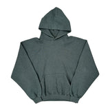 Russell Athletic Hoodie - Large Grey Cotton Blend