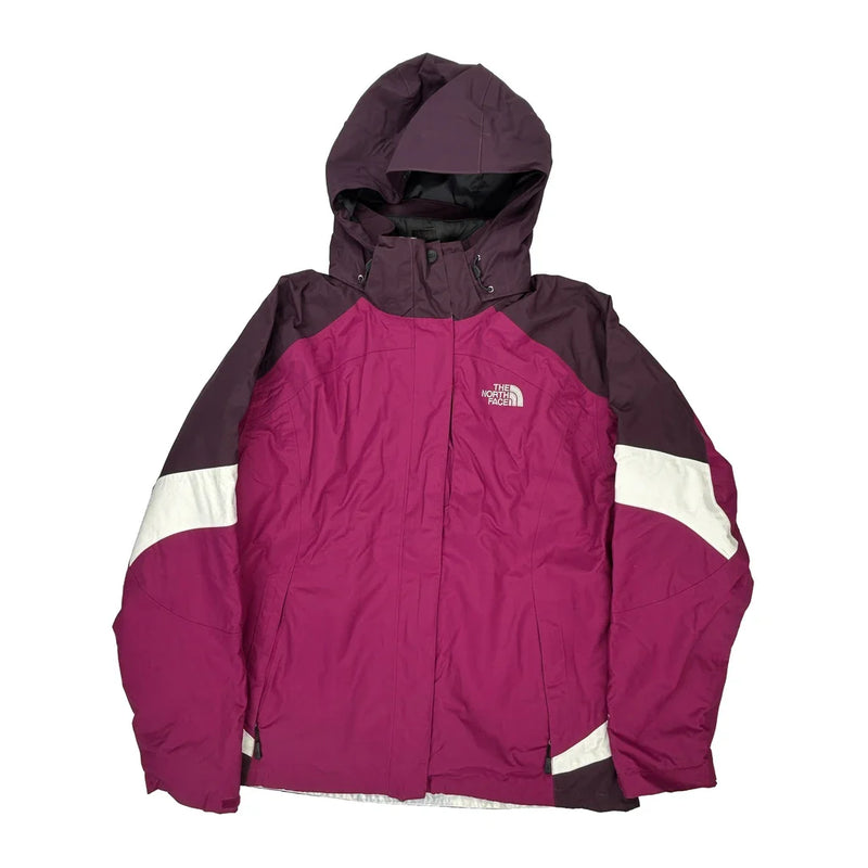 The North Face Ski Jacket - Large Purple Polyester