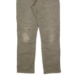 CARHARTT Mens Relaxed Straight Beige Cotton Blend W32 L32 Workwear Trousers