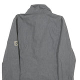 JACK WOLFSKIN Womens Grey Jacket UK 10 Polyester Blend Zip Outdoor Casual