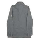 JACK WOLFSKIN Womens Grey Jacket UK 10 Polyester Blend Zip Outdoor Casual