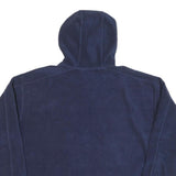 ELLESSE Womens Navy Blue Hoodie UK 14 Cotton Pullover Casual Sportswear
